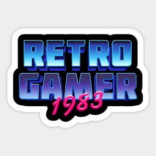 Retro Gamer Sticker